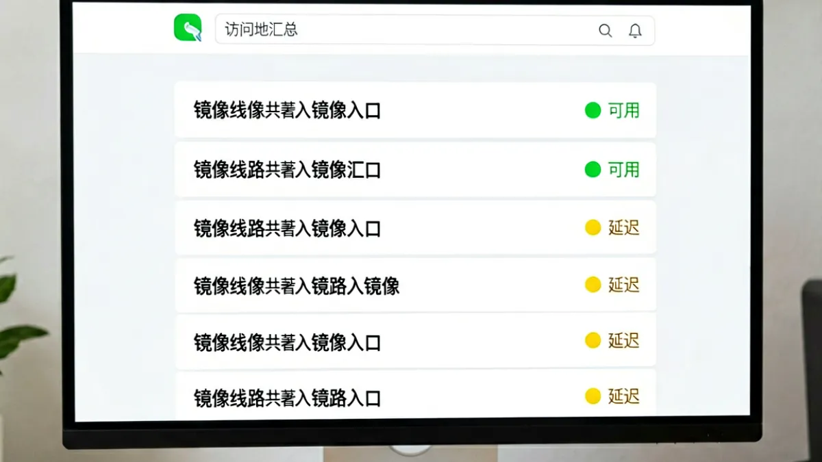 51CG.FUN 官方访问地址页面截图，展示多条可用镜像线路入口列表